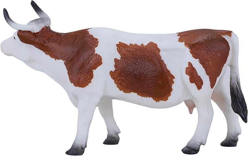 Mojo Fun 387220 Simmental Realistic Farm Cow - New for 2015! - Image 1